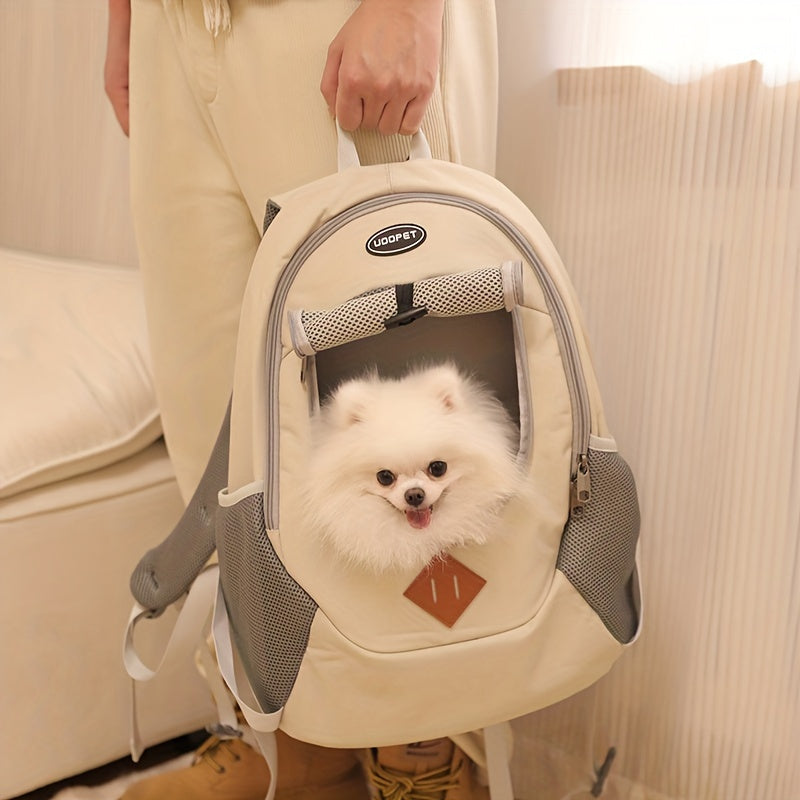 Portable And Breathable Cat Carrier, Lightweight Pet Shoulder Bag Cat Backpack